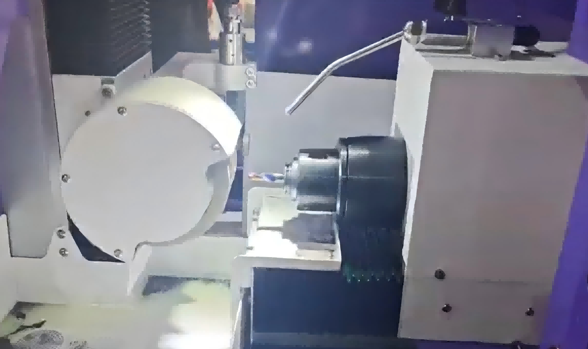 ZD-X20 Automatic Tool Grinder with Probe | Single-Flute End Mill Grinding Demo